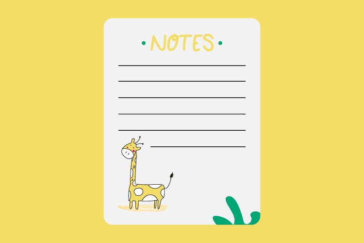 Notes Clipart Image 4
