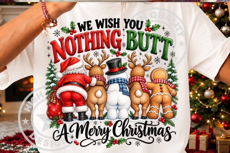 Nothing but a Merry Christmas PNG example image 1