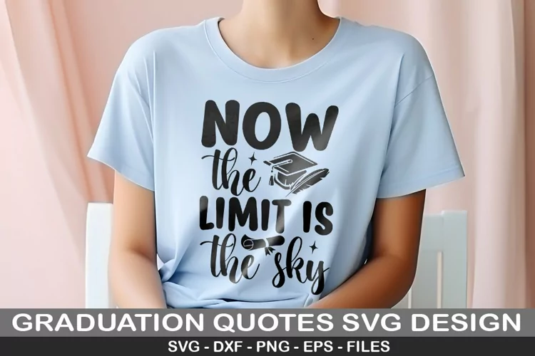 Now the limit is the sky SVG - Graduation Design