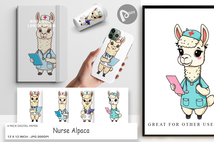 Alpaca Clipart Image 2