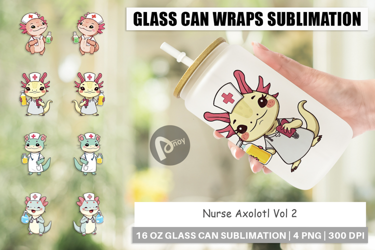 Glass Can Nurse Axolotl