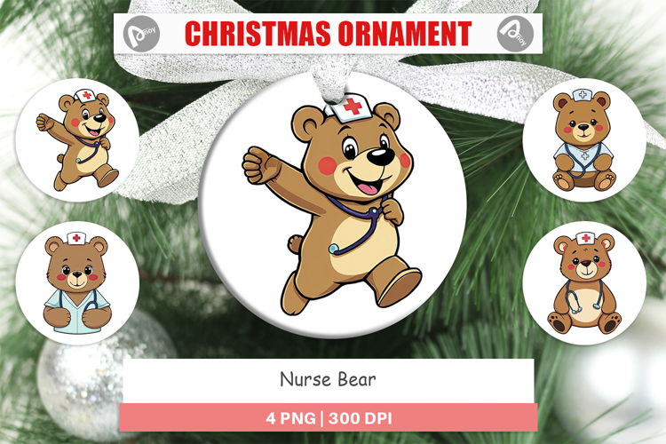 Ornament Nurse Bear