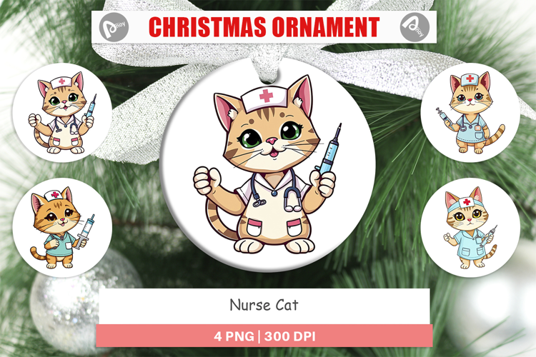 Ornament Nurse Cat