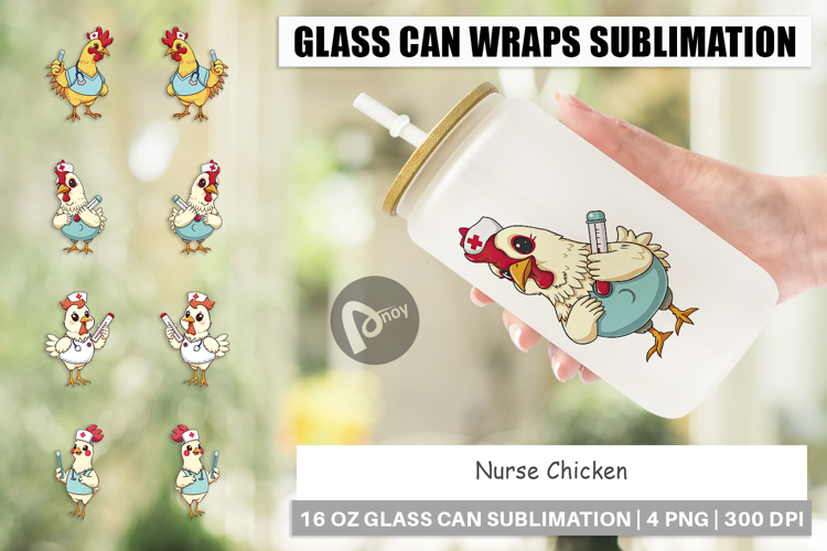 Glass Can Nurse Chicken