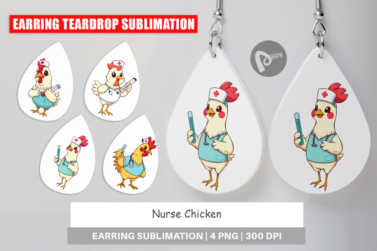 Earring Nurse Chicken