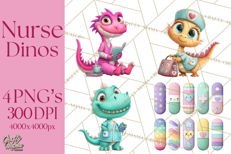 Cute Dinosaur Clipart Image 9