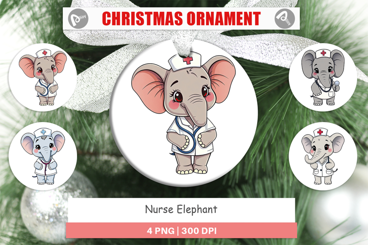 Ornament Nurse Elephant