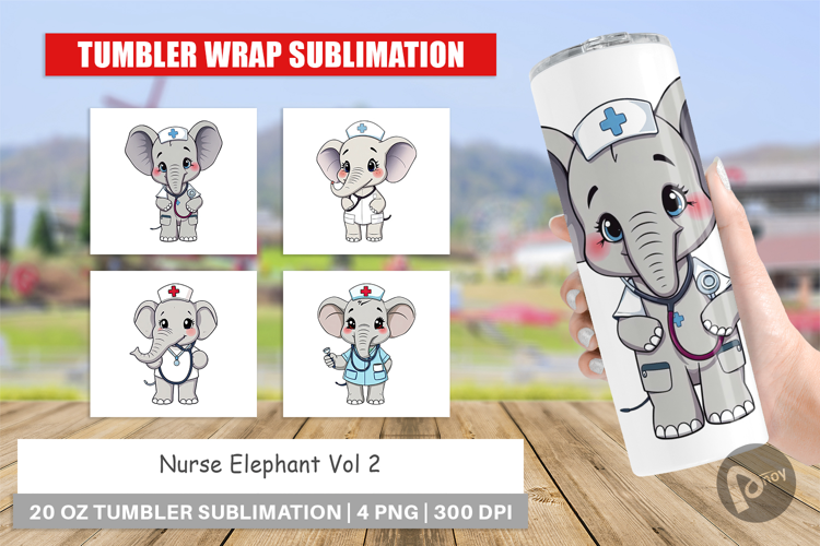 Tumbler Nurse Elephant