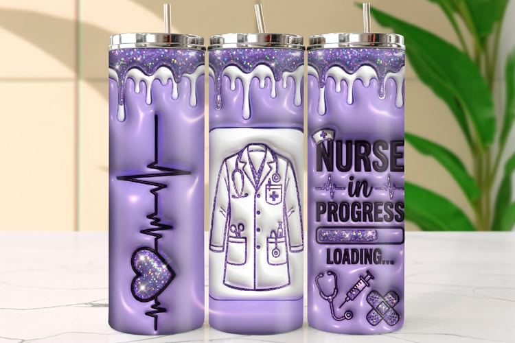 Nurse In Progress Loading Tumbler Wrap 20oz