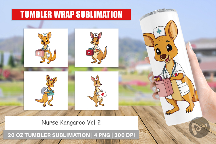 Tumbler Nurse Kangaroo