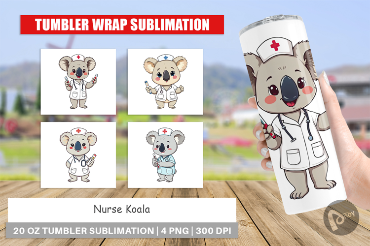 Tumbler Nurse Koala