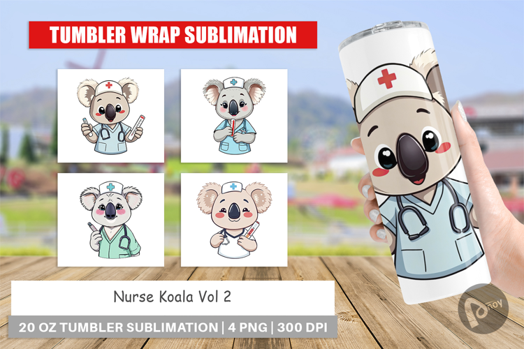 Tumbler Nurse Koala