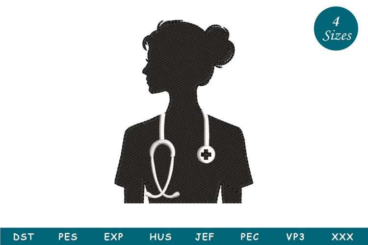 Nurse Embroidery Designs Image 4