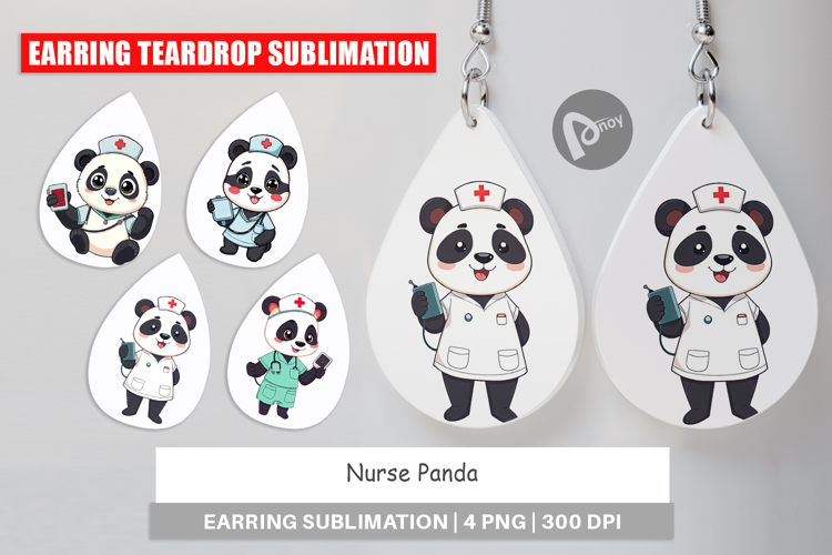 Earring Nurse Panda