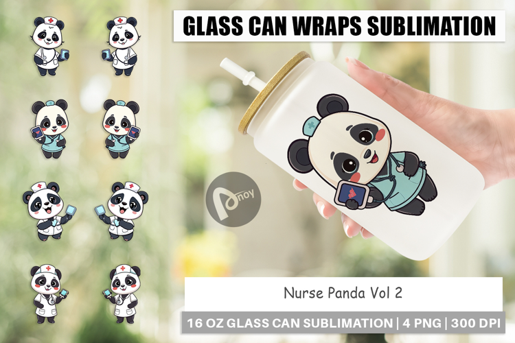 Glass Can Nurse Panda
