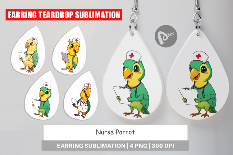 Earring Nurse Parrot