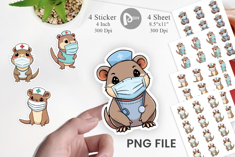 Platypus Clipart Image 10