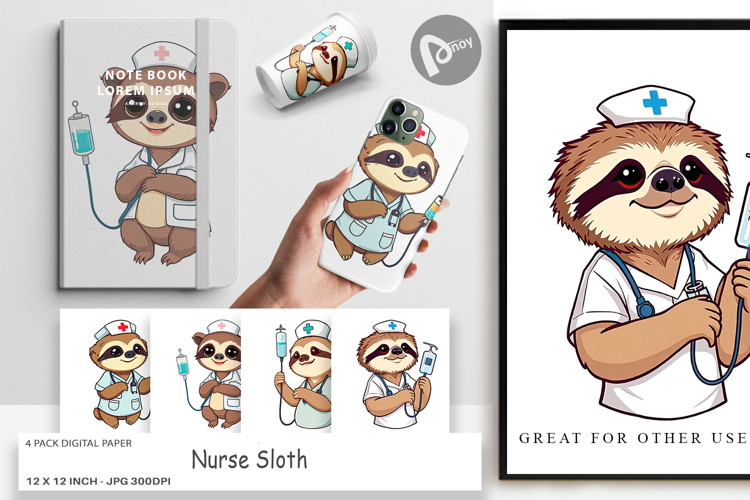 Sloth Clipart Image 8