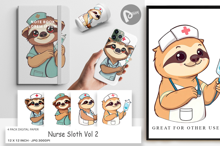Sloth Clipart Image 7