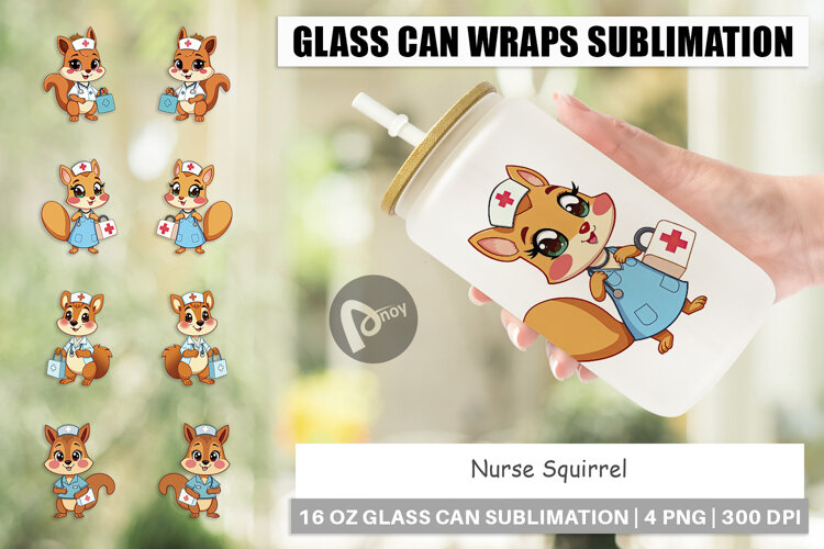 Glass Can Nurse Squirrel example image 1