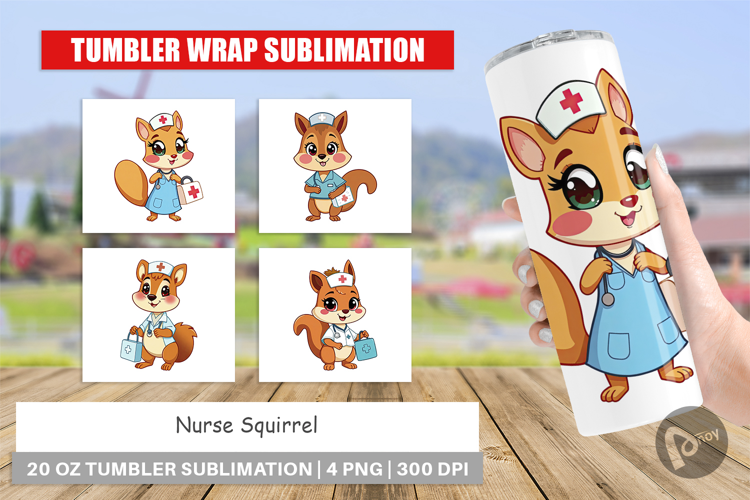 Tumbler Nurse Squirrel