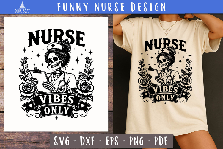 Black Nurse Svg Image 12