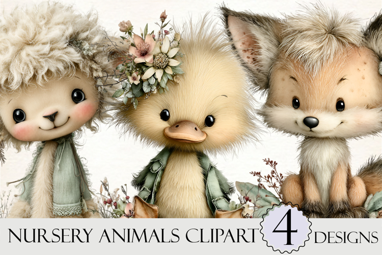 Nursery Animals Clipart