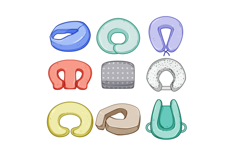 nursing pillow set cartoon