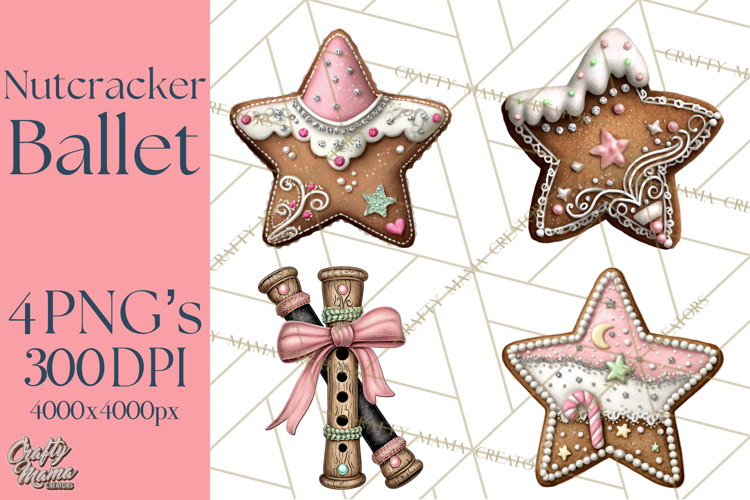 Nutcracker Ballet Clip Art, Miniature Christmas PNG