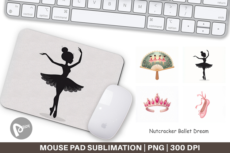 Nutcracker Ballet Dream Mouse Pad