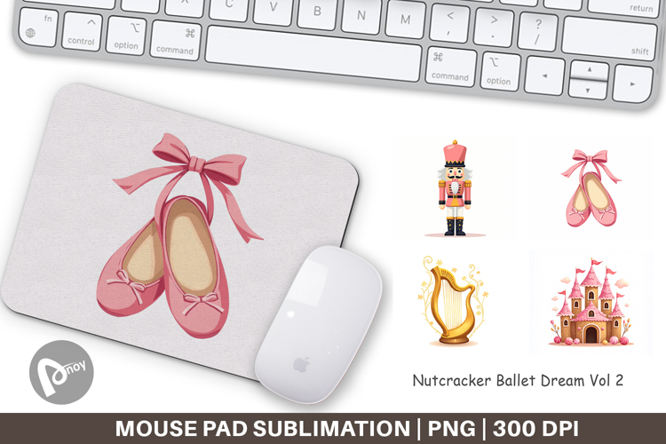 Nutcracker Ballet Dream Mouse Pad