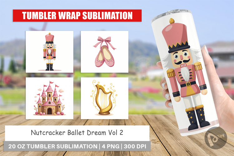 Nutcracker Ballet Dream Tumbler
