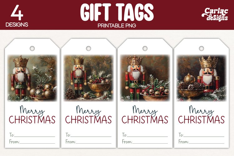 Christmas Gift Tags, Merry Christmas Printable Tags