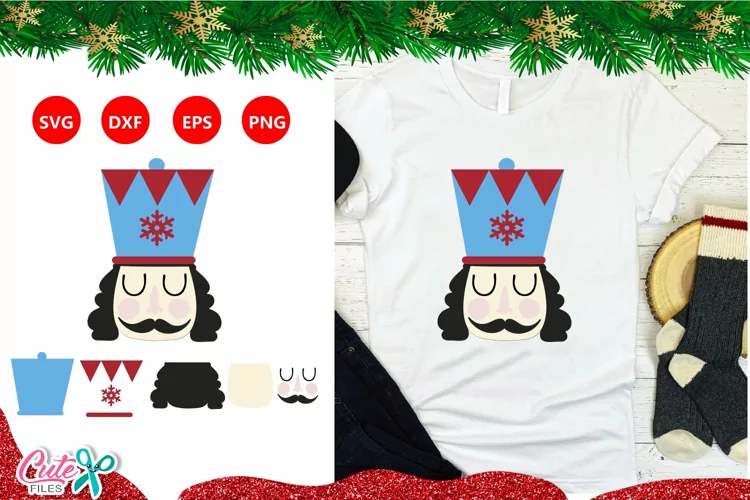 Nutcracker SVG Cut File for Crafter | Christmas SVG