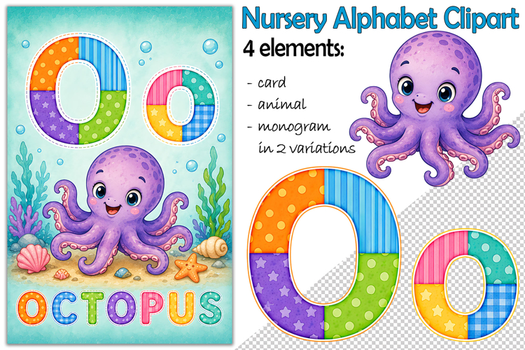 Octopus Clipart Image 2