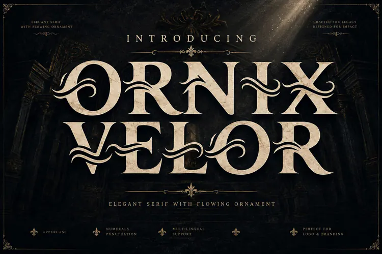 Ornix Velor - Elegant Serif Font