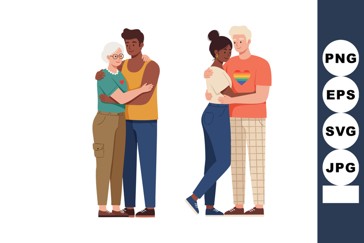 Hugging Clipart Image 8