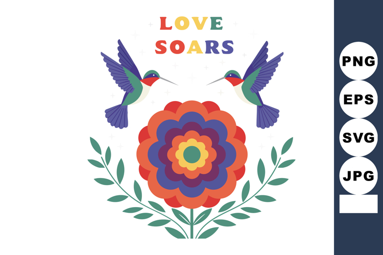 Hummingbirds Clipart Image 21