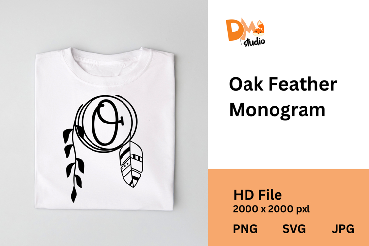 Oak Feather Monogram