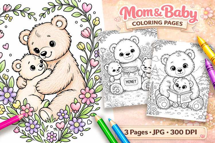 Bear Coloring Pages Image 3