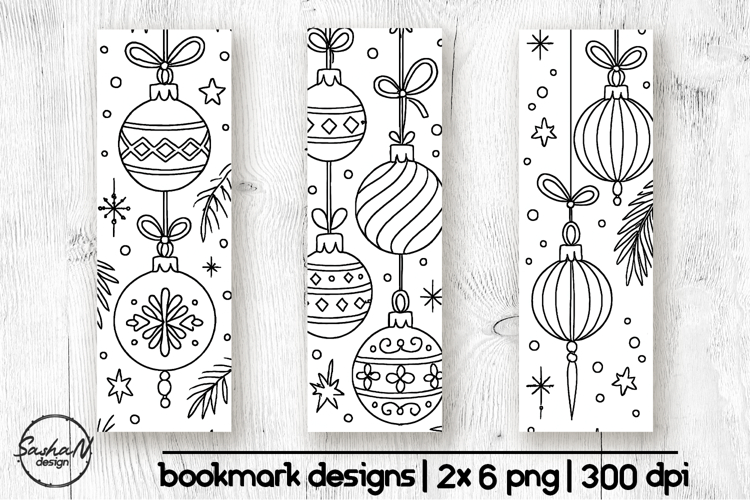 Printable Christmas Bookmark Image 12