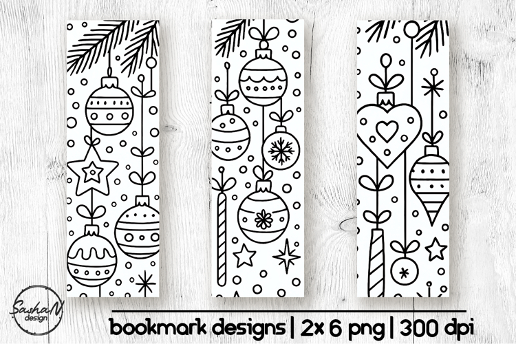 Printable Christmas Bookmark Image 10