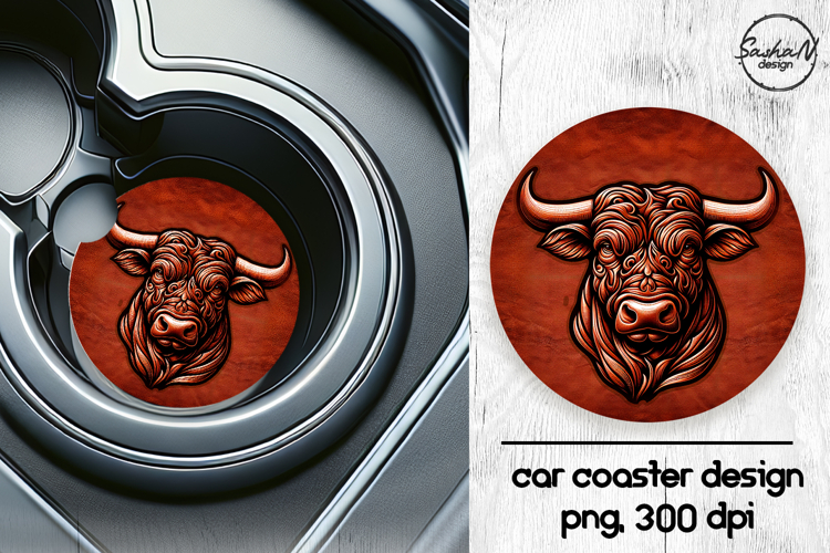 Car Coaster Sublimation Designs Image 7