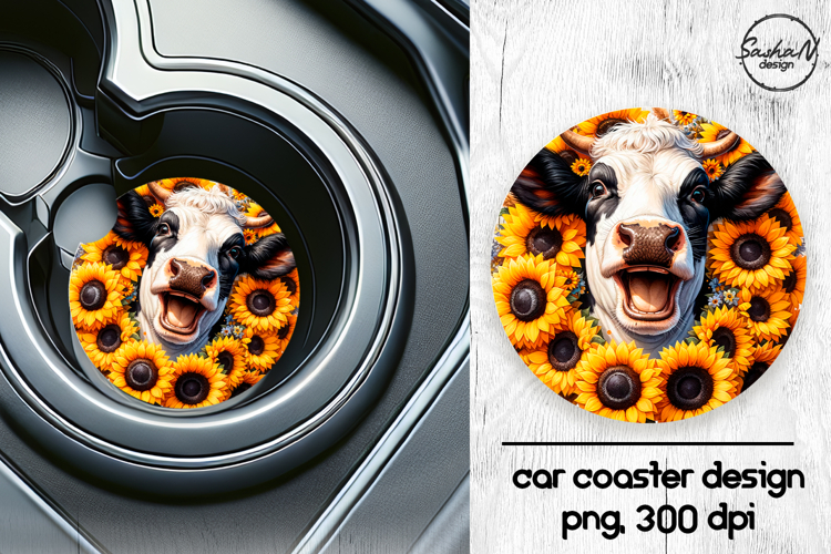 Car Coaster Sublimation Designs Image 8