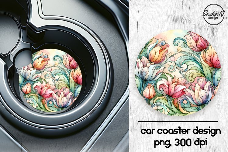 Car Coaster Sublimation Designs Image 22