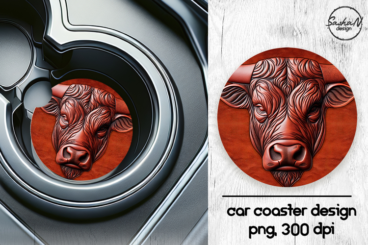 Car Coaster Sublimation Designs Image 9
