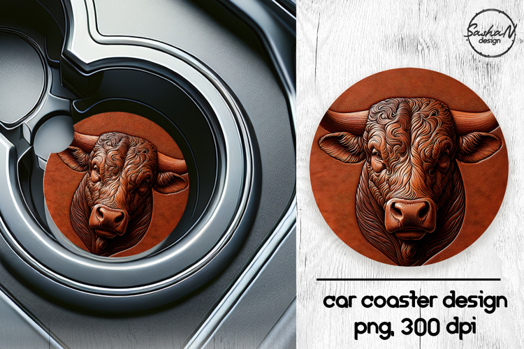 Car Coaster Sublimation Designs Image 10