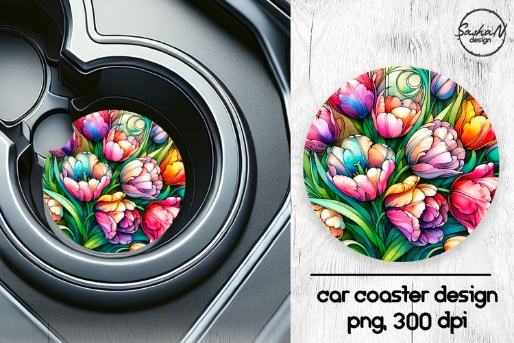 Car Coaster Sublimation Designs Image 4