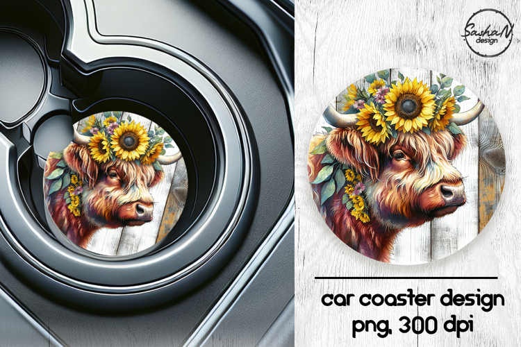 Car Coaster Sublimation Designs Image 13