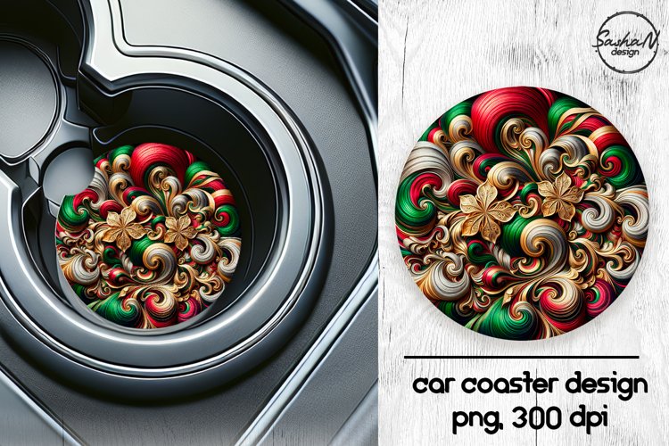 Car Coaster Sublimation Designs Image 13